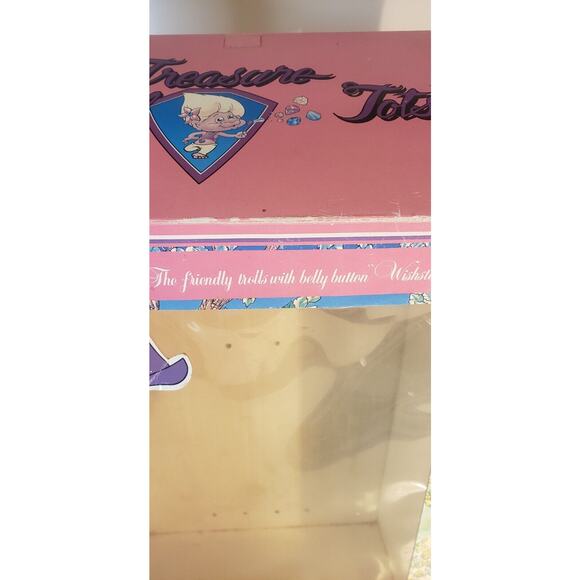 1991 Treasure Troll Tot 14" Doll Bellybutton Wishstone Vintage Cow Outfit - Picture 11 of 16